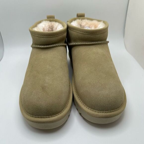 CUSHIONAIRE Women's pull on boot 6 KHAKI - Picture 2 of 7